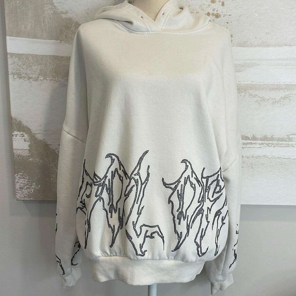 ADIKA White Flame Hooded Sweatshirt